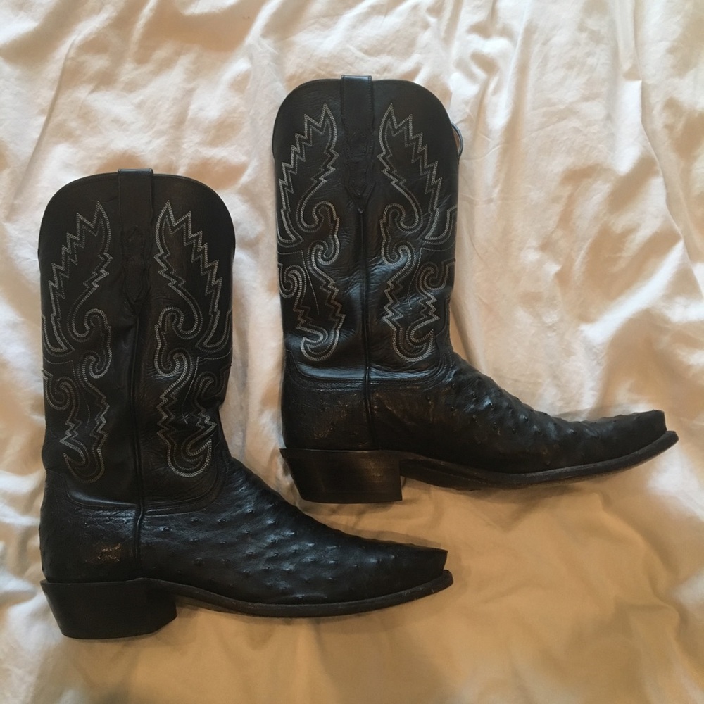 Men’s Lucchese Chisum Ostrich boots